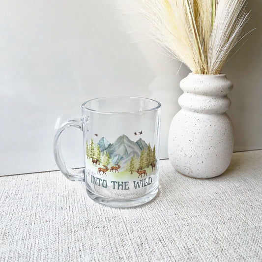 Into The Wild Glass Coffee Mug