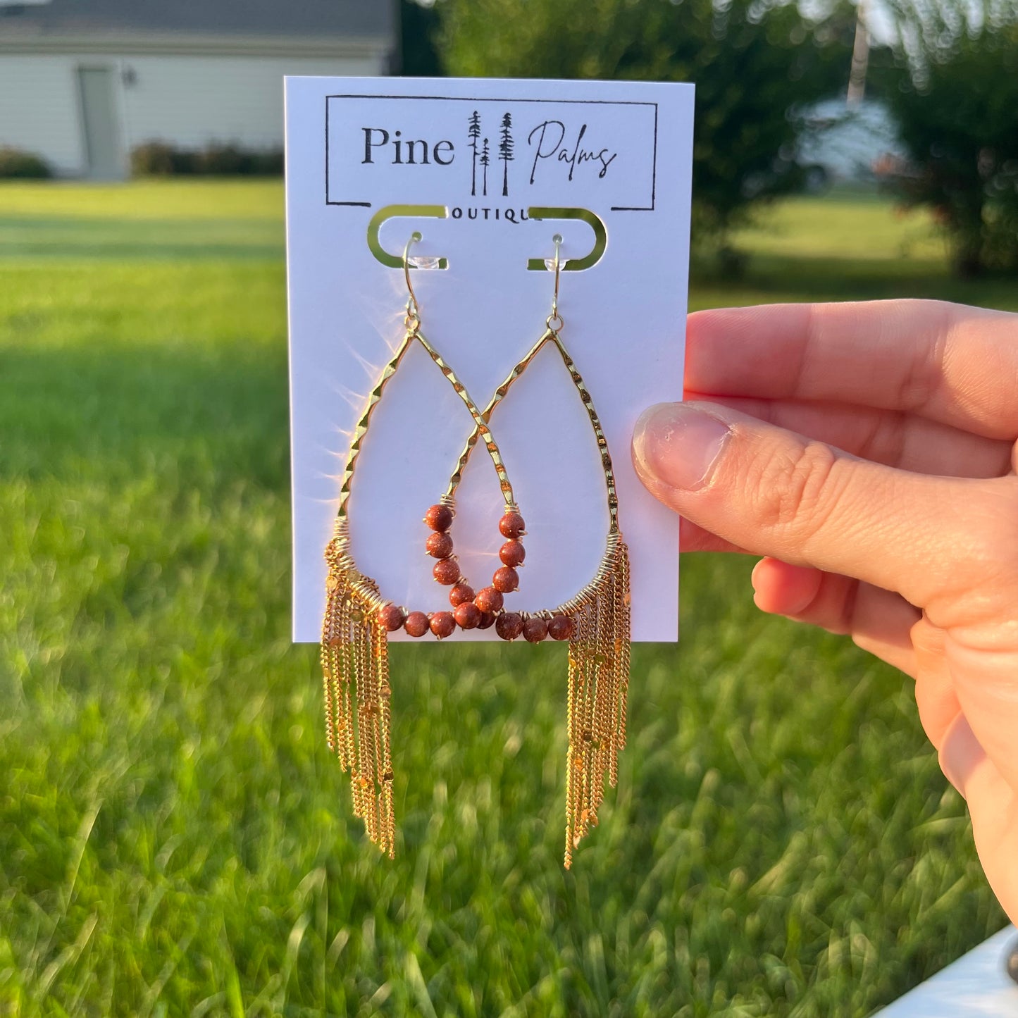 Sandstone Tassel Dangles