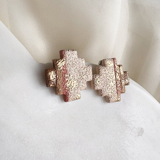 Speckled Aztec Studs