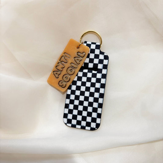 Anti Social Keychain