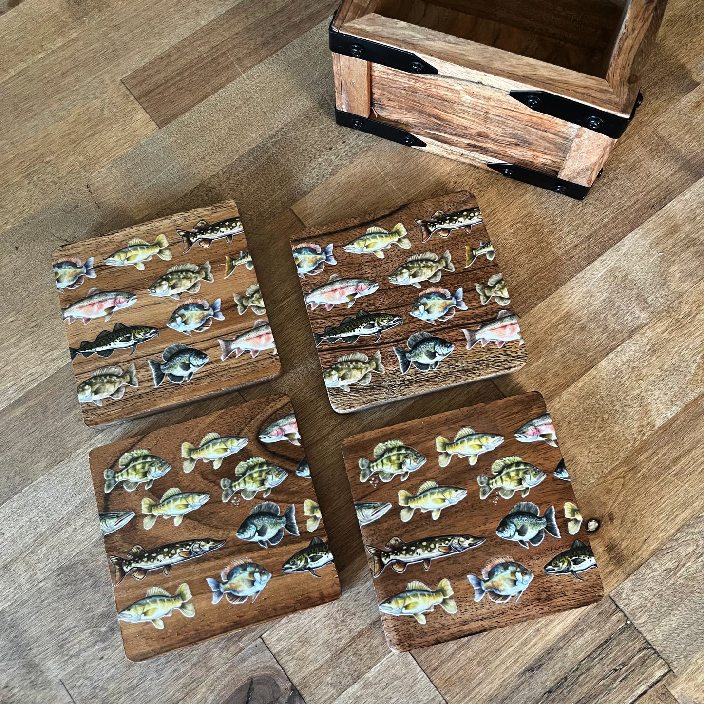 Set of 4 Fish Table Coasters