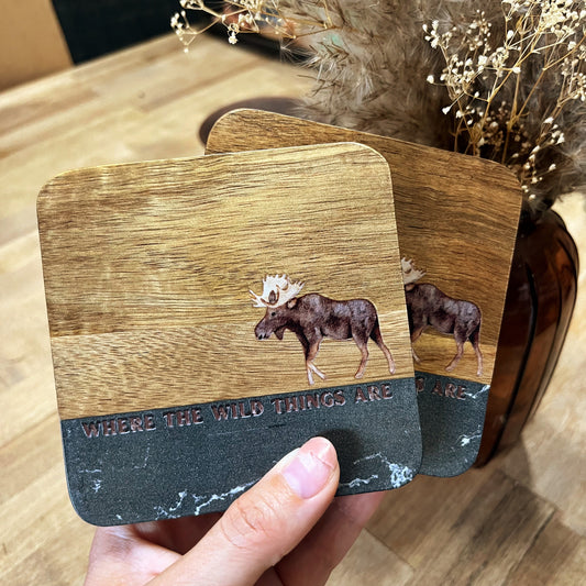 Moose Table Coasters