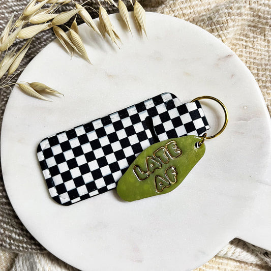 Chapstick Holder Keychain Late AF